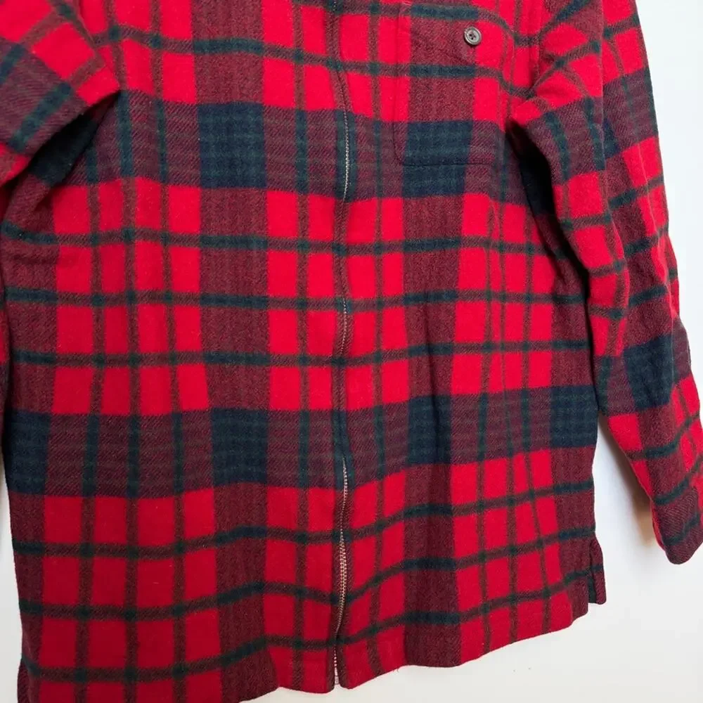 Ralph Lauren Flannel Zip-up Sweater Medium